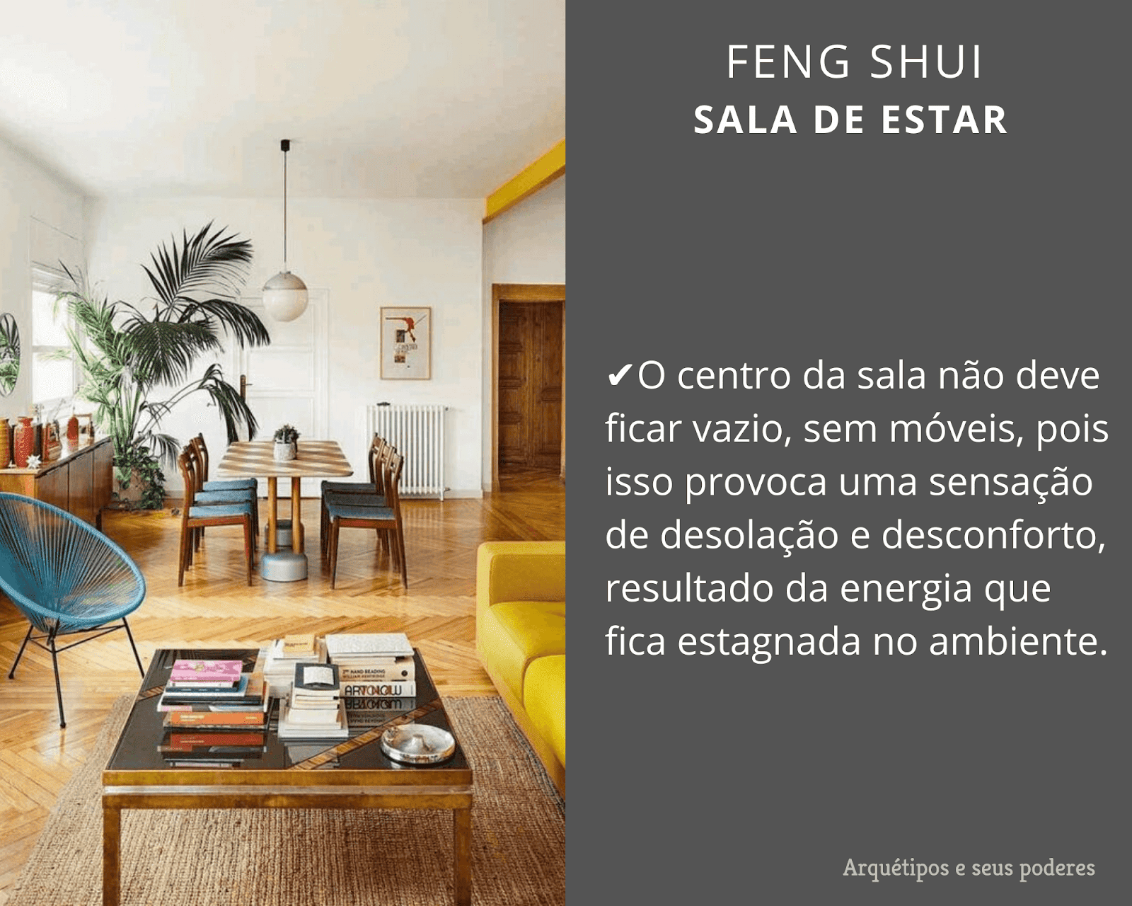 Arquétipos e seus poderes: Sala de Estar Feng Shui (parte 2)
