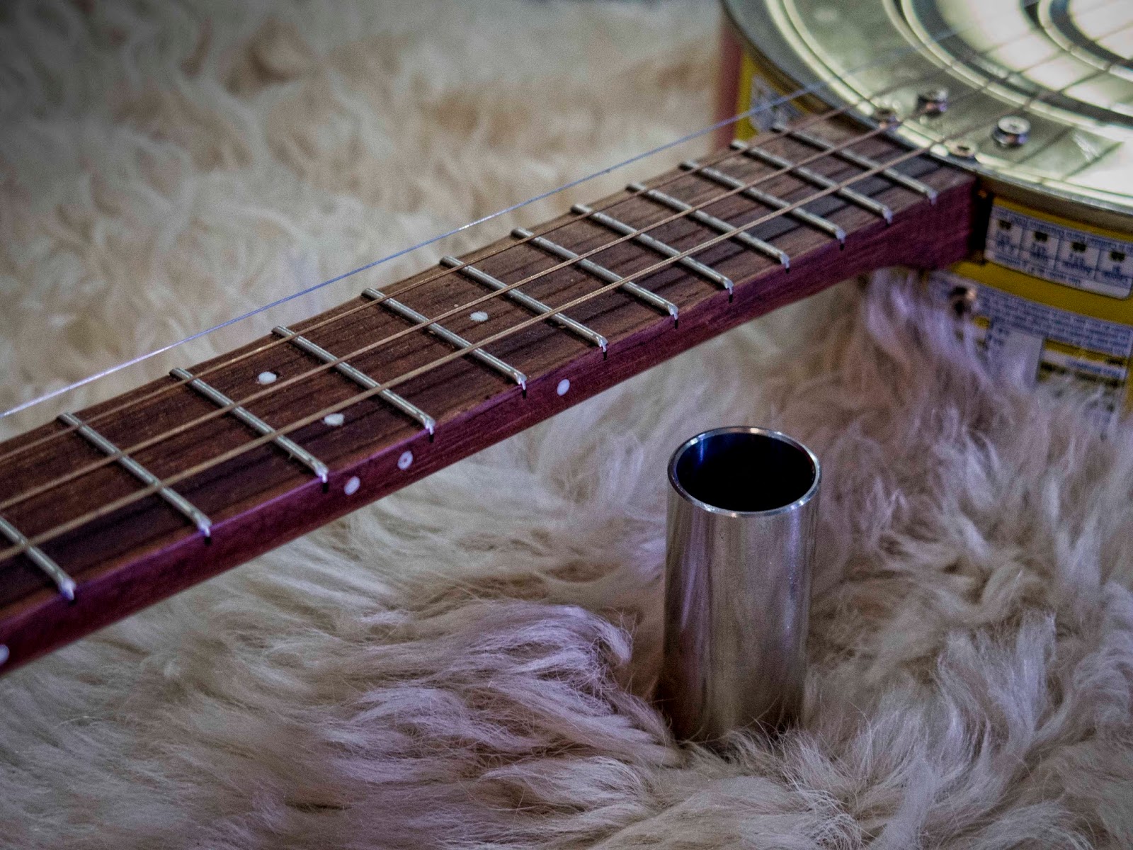 Dusty Road Guitars " La Bonita del Norte" 4 string can guitar.