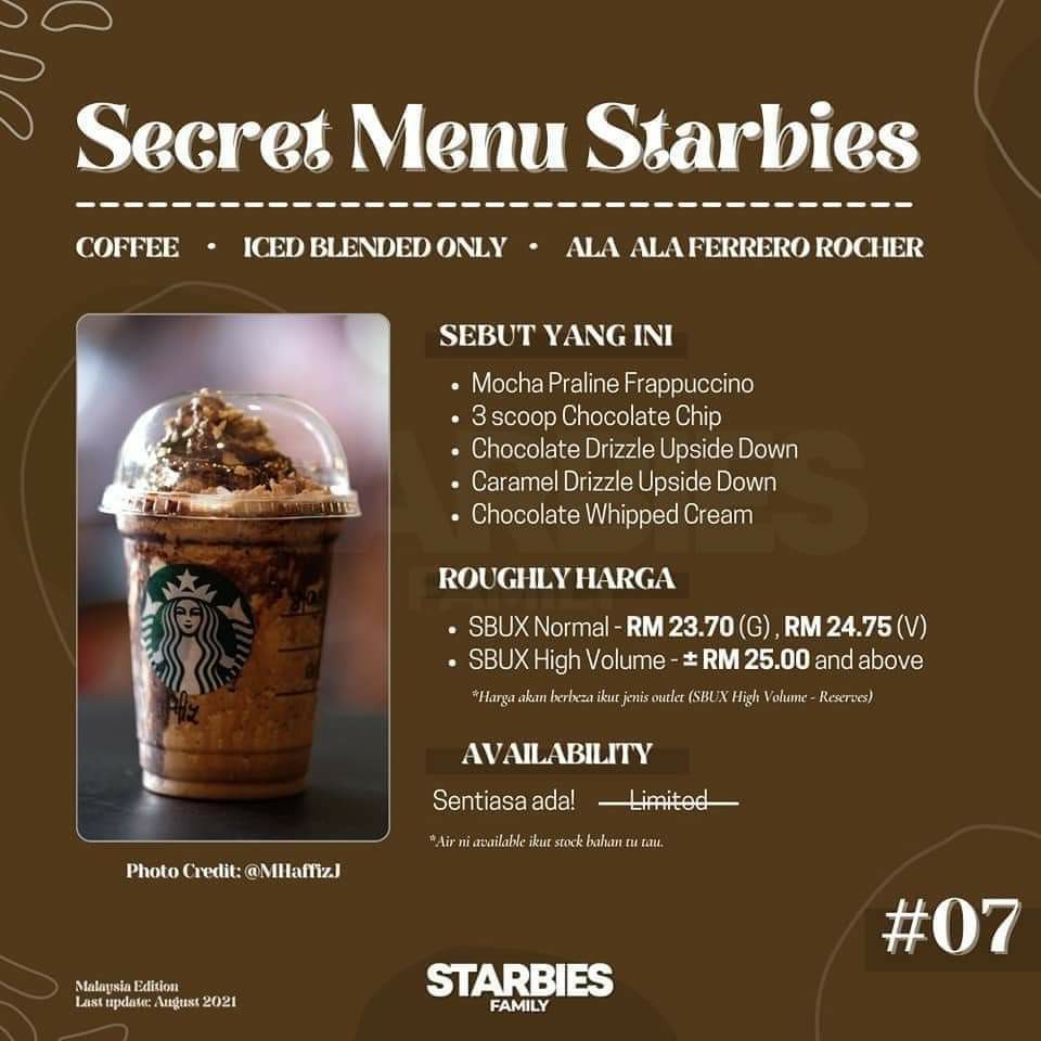 Tak Tahu Nak Order Apa? Ini Senarai 20 Menu Starbucks Yang Anda Boleh Cuba