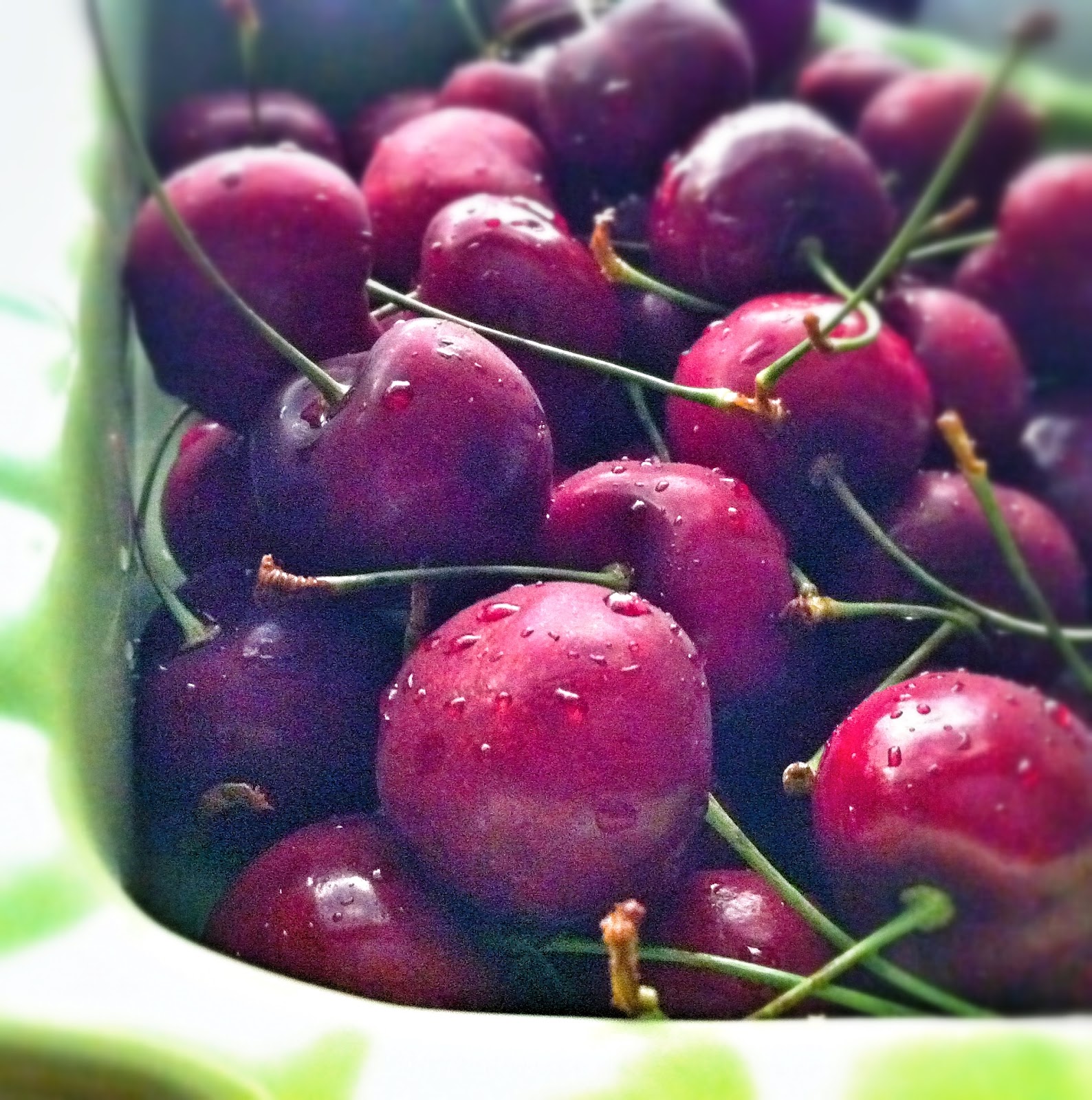 QlinArt Frozen Cherries Are Cool Summer Treats