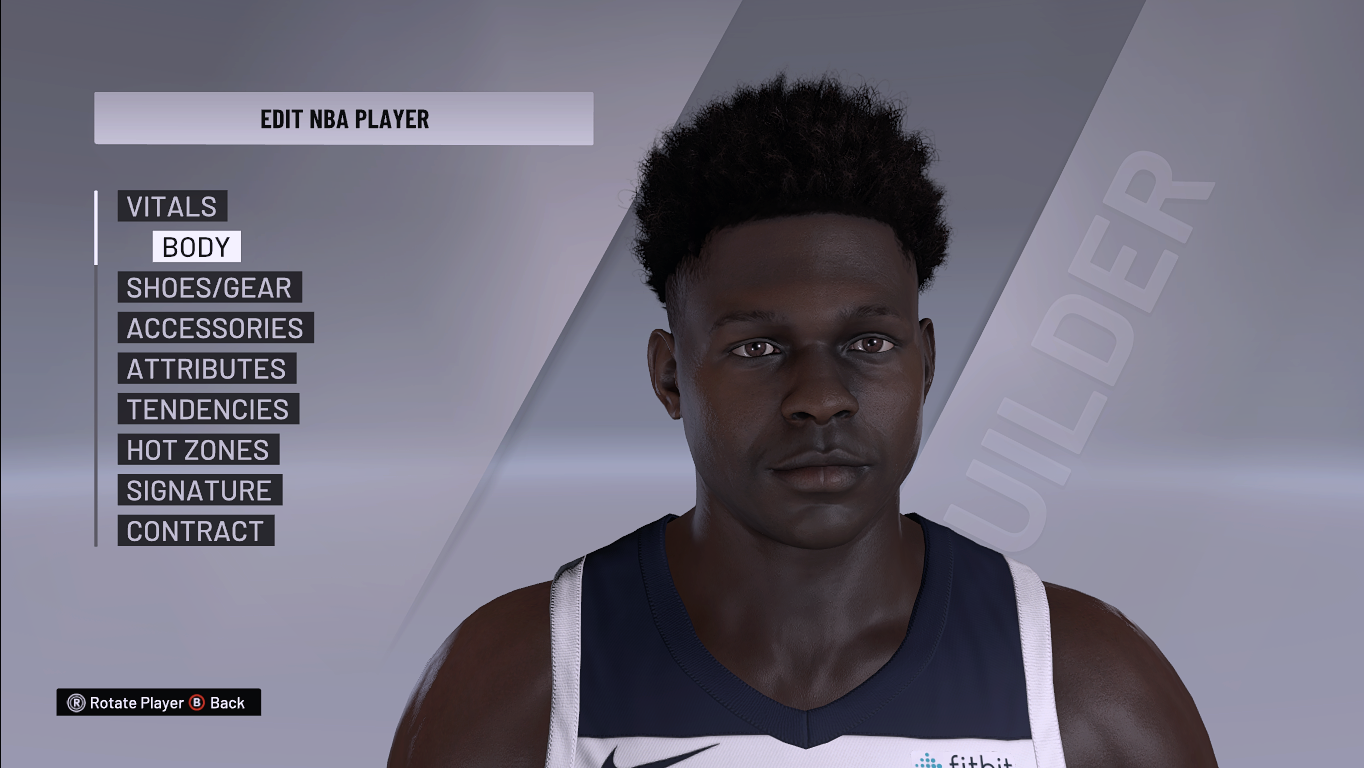 Anthony Edwards Cyberface [FOR 2K21]