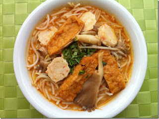 Laksa chay - Bún chay Singapore