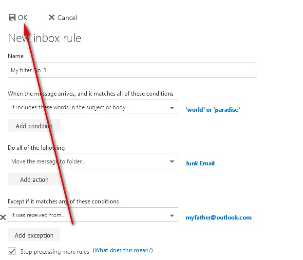 Accounts Guide How to Use Hotmail Inbox Rules