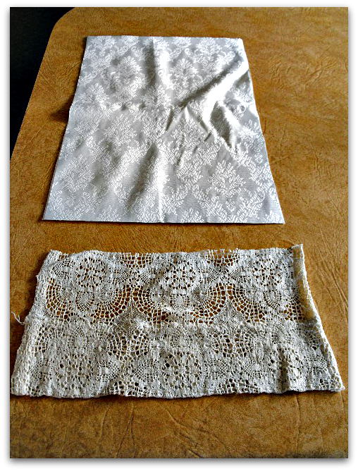 Lace Crazy Homemade Vintage Hand Towels...