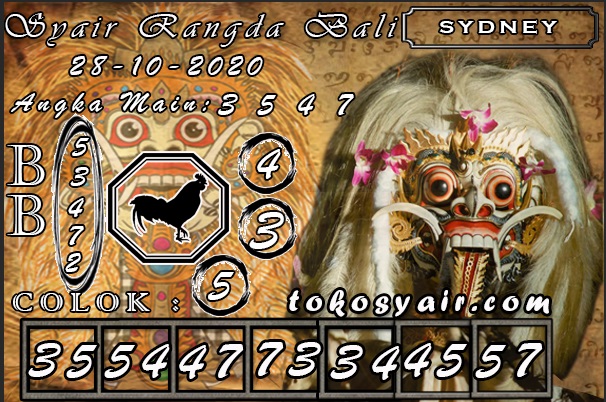42 Angka jitu sydney 28 oktober 2020