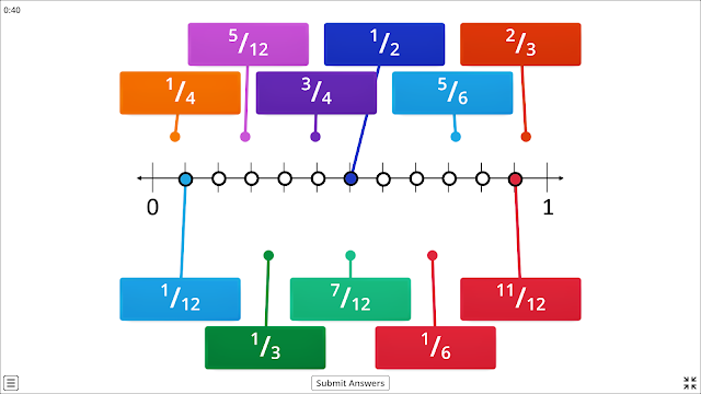 Rational Numbers on the Number Line Online Game
