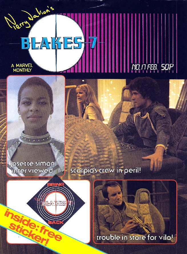 STARLOGGED - GEEK MEDIA AGAIN: 1981: BLAKE'S SEVEN MAGAZINE