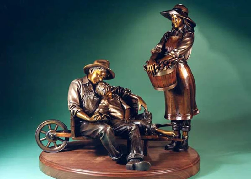 George Lundeen 1948 | American Figurative sculptor