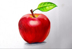 apple draw easy drawing step pencil painting oil paintings beginners paint sketch line