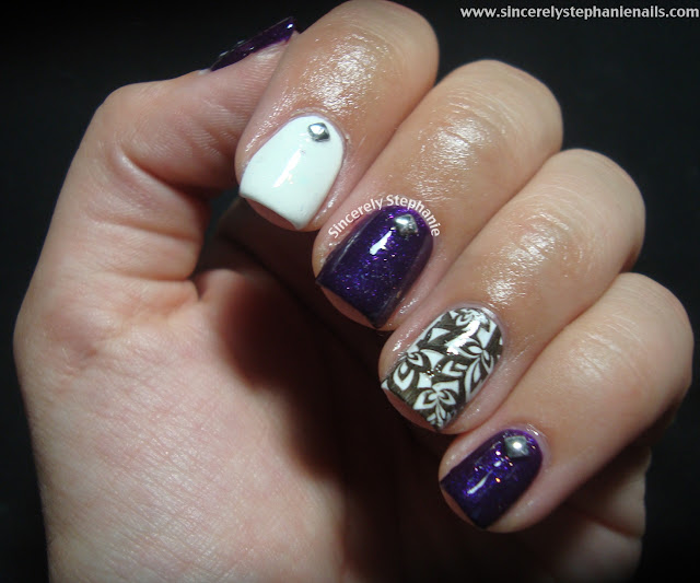 purple stamping