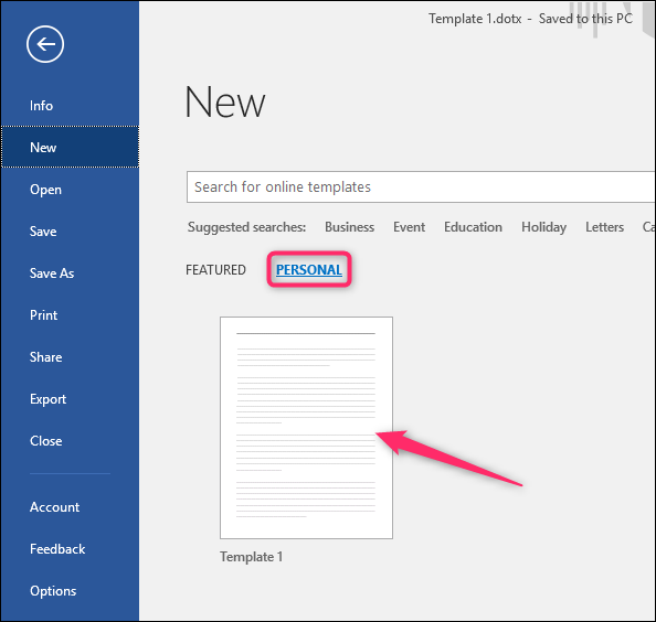 Create Template In Word Certificate Letter