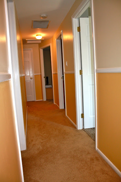 Shush In Your Home: Hallway Part 1- Tips for Painting Stripes