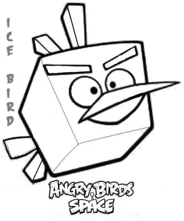 ice bird angry birds coloring pages - photo #3