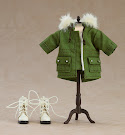 Nendoroid Warm Clothing Set: Boots & Mod Coat - Khaki Green Clothing Set Item