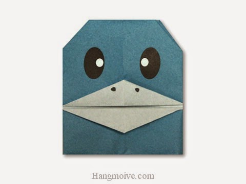 Cách gấp, xếp chim cánh cụt nói chuyện bằng giấy origami - Video hướng dẫn xếp hình - How to make a Chat Penguin