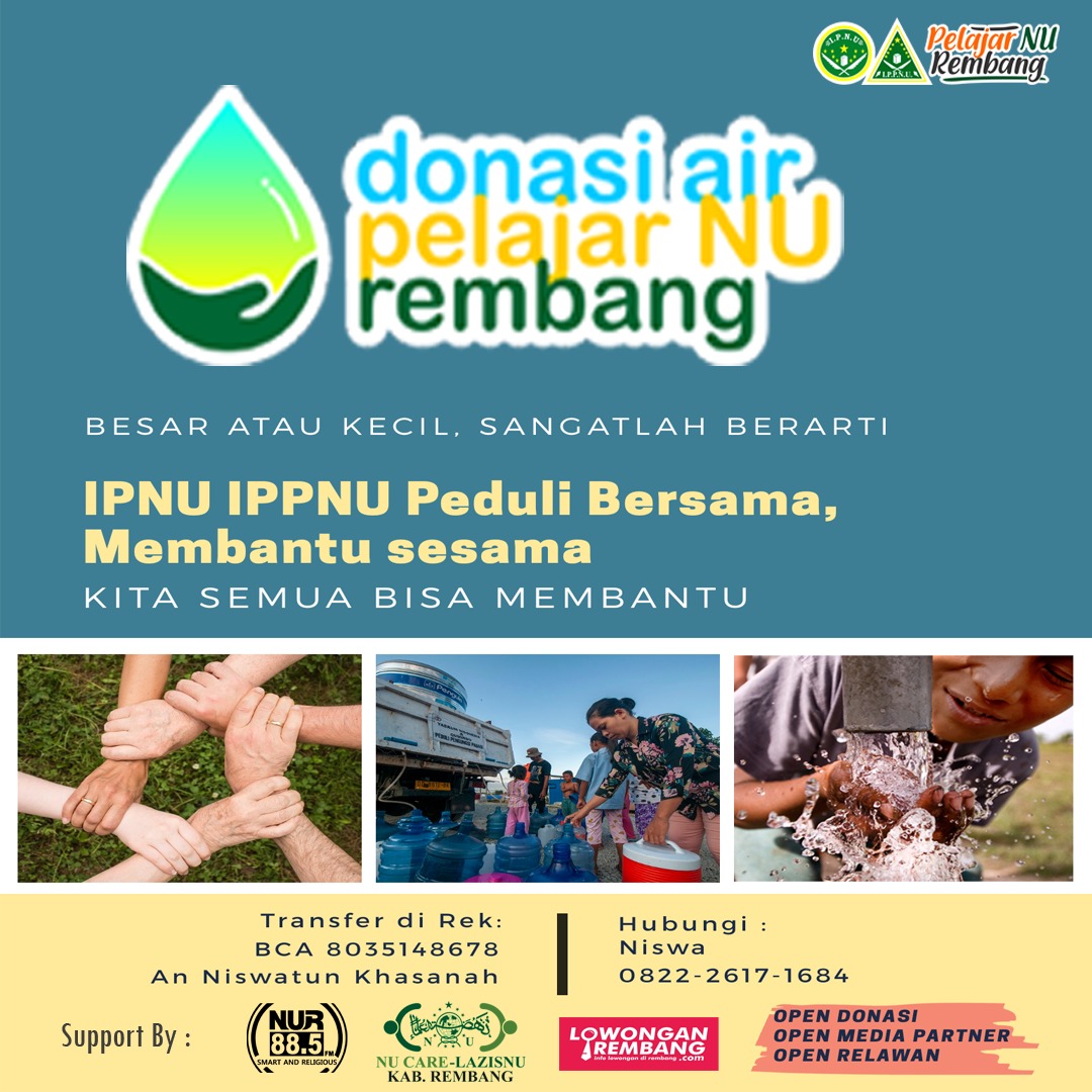 Donasi Air Pelajar NU Rembang