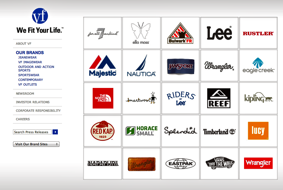 companies similar to north face