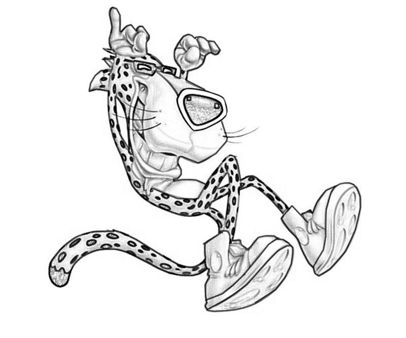 Chester Cheetah Pages Coloring Pages