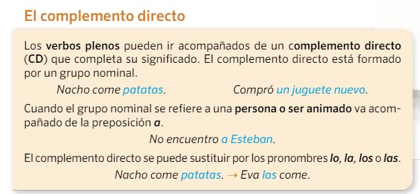 El blog de 6ºC: Complemento Directo (C.D.) y Complemento Indirecto (C.I.)