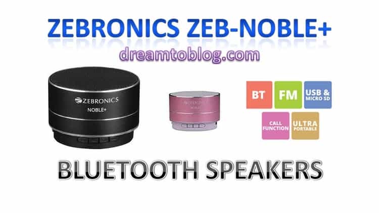 zebronics noble plus
