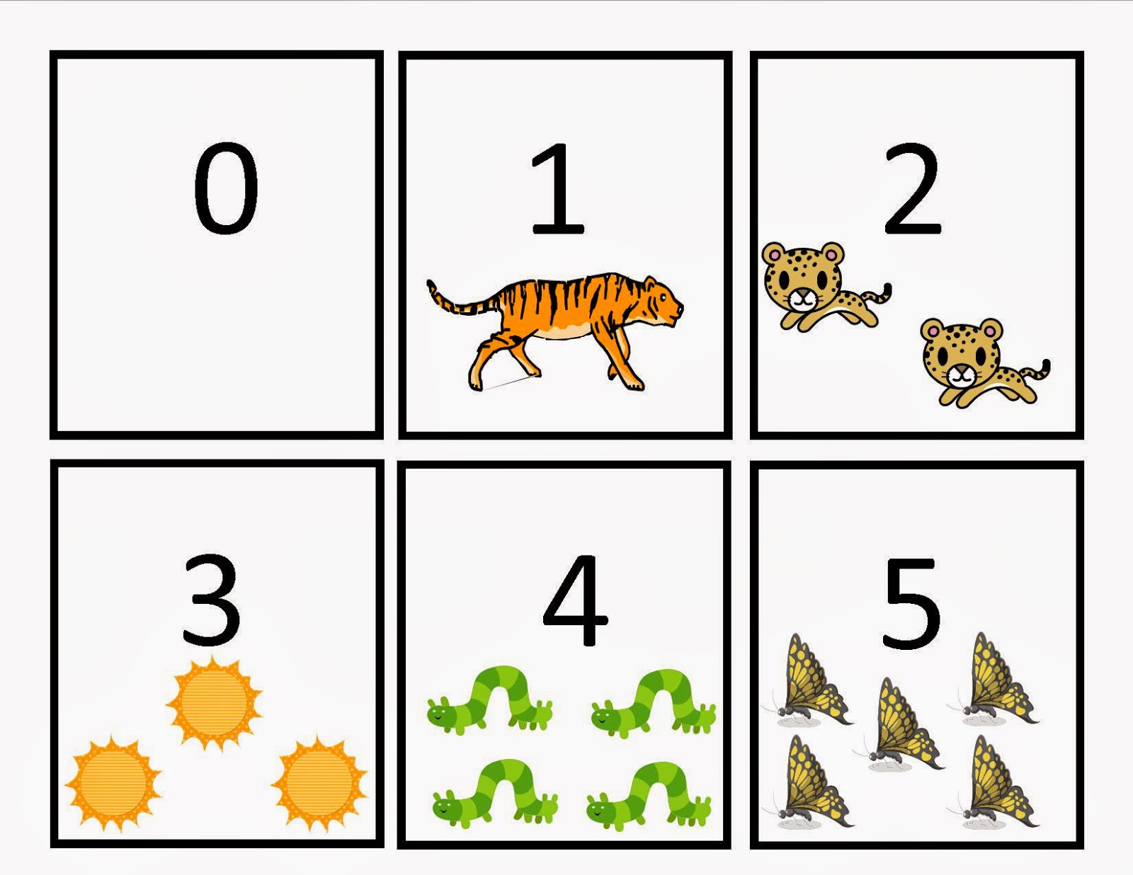 Made By Martha Number Flashcards 1 20