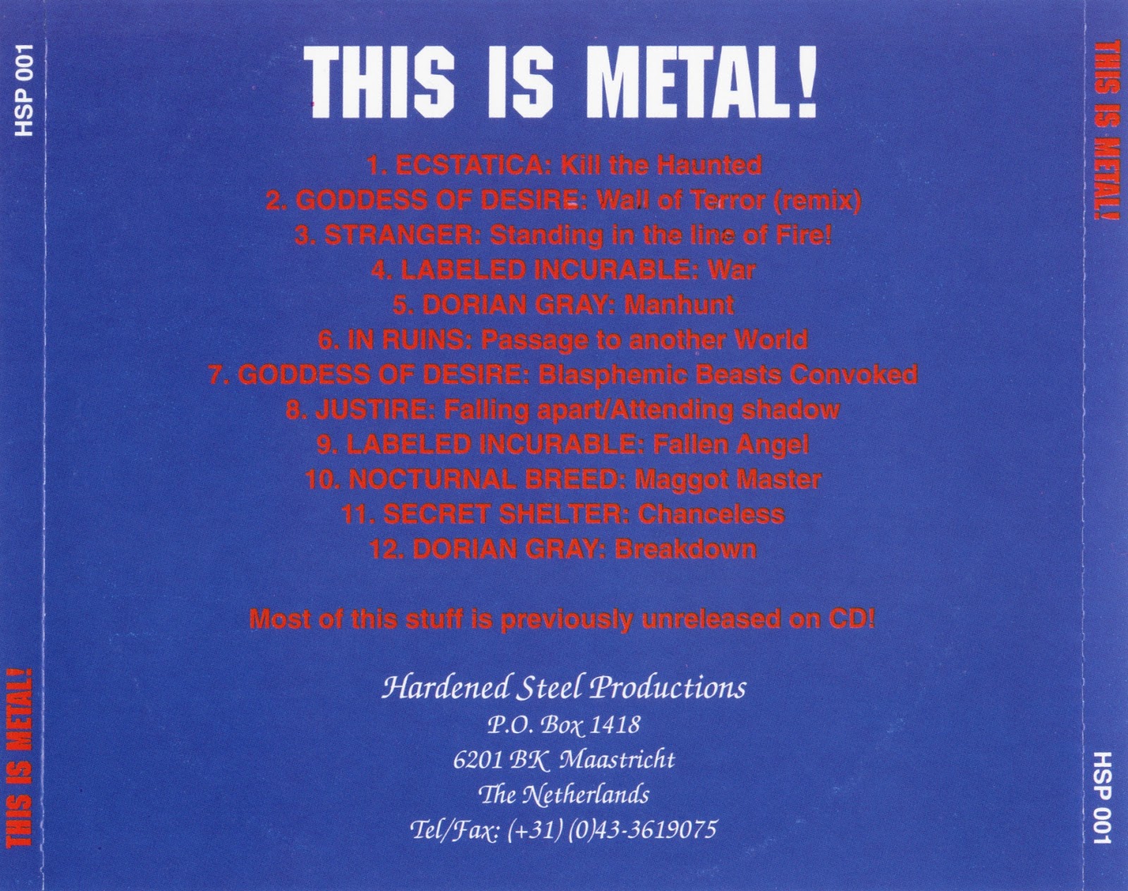 Nightmare be thy Name Various Artists This Is Metal! (1997)