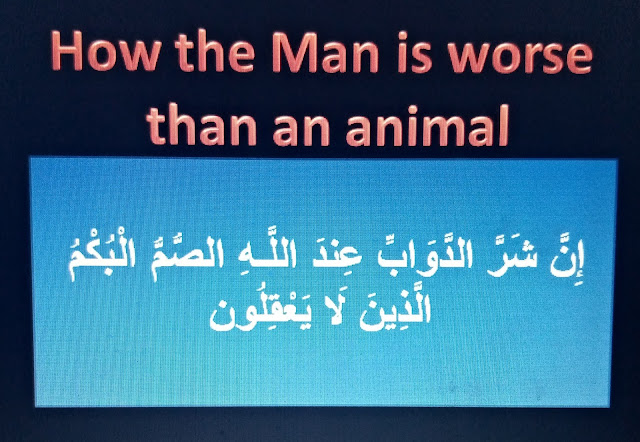 HOW THE MAN IS WORSE THAN ANIMALS| جانور سے بدتر انسان کون ہے؟