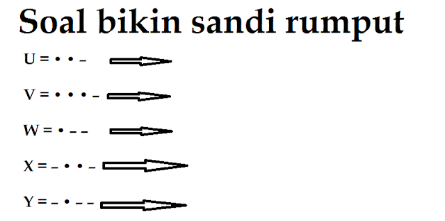 Sandi Rumput Beserta Gambarnya PM16BJM