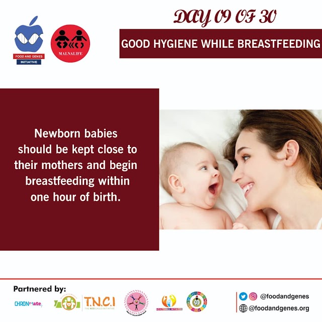 Hygiene required during breastfeeding 