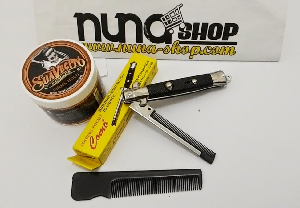 paket hemat pomade switchblade comb paket hemat pomade switchblade comb