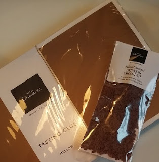 Picture of box of Hotel Chocolate chocolates and drinking chocolate bought on offer Picture of box of Hotel Chocolate chocolates and drinking chocolate bought on offer