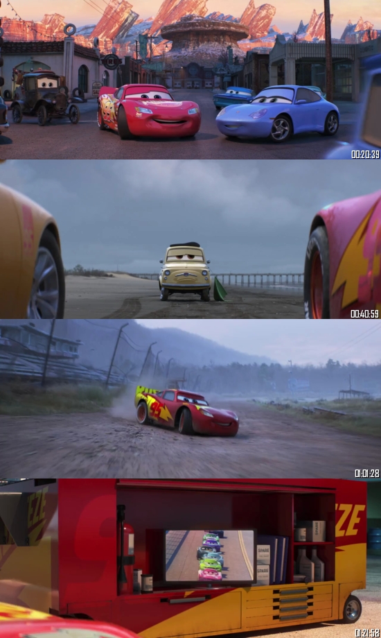 Cars 3 (2017) BRRip 720p 480p Dual Audio Hindi English Full Movie Download