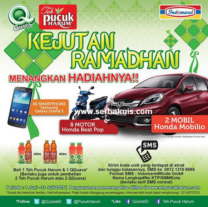 Undian Kejutan Ramadhan Indomaret Berhadiah 2 Mobil Honda Mobilio 