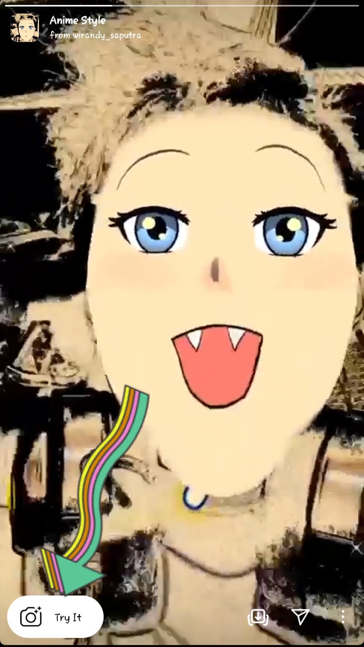 Anime Style Filter Instagram | | Filter Name Anime Style Filter