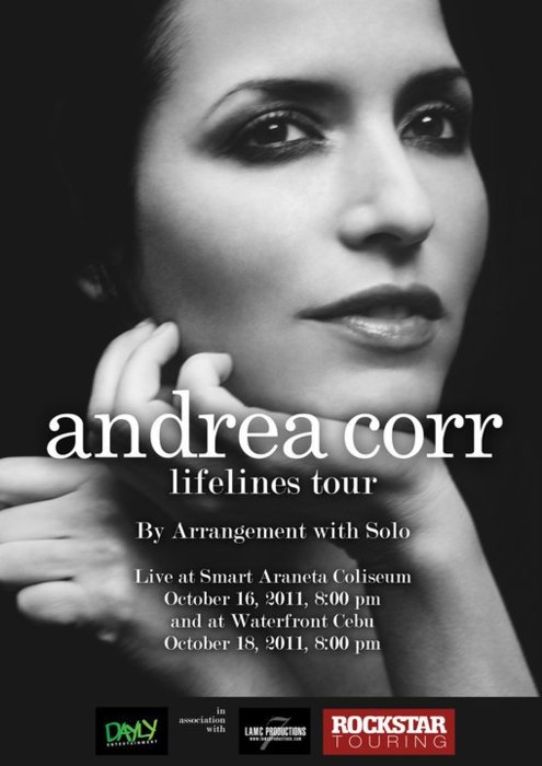 Andrea Corr Live in Cebu 2011, Ticket Prices, Image, Poster, picture, Live in Cebu