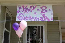 Savannah's first birthday party with friends...not just the obligatory family!  Yippee!