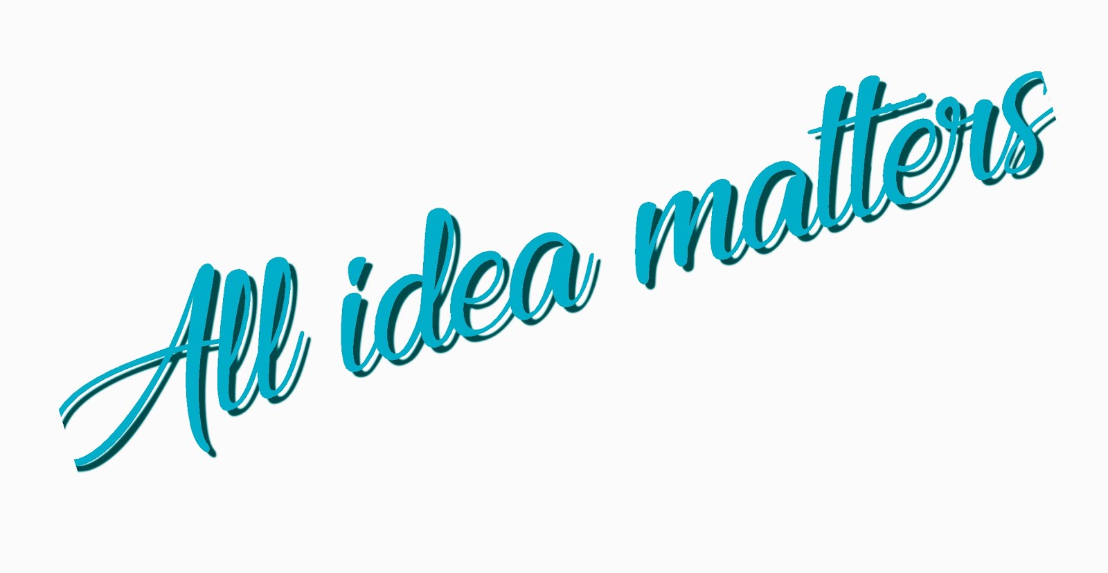 All idea matters
