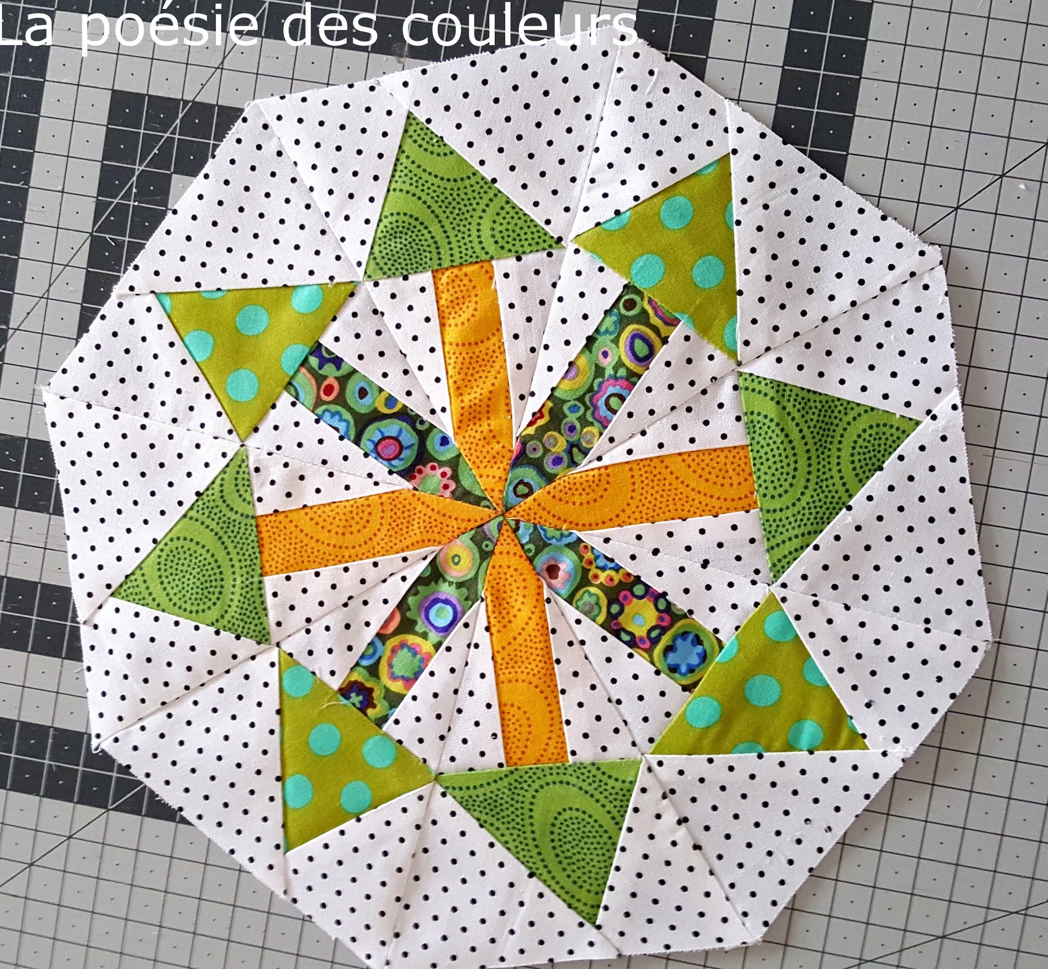 Quilt mystère quiltmania2020 blocs D et E