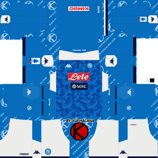 SSC Napoli 2019/2020 Kit - Dream League Soccer Kits