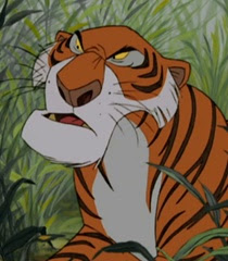 Shere Khan in Disney's The Jungle Book  animatedfilmreviews.filminspector.com