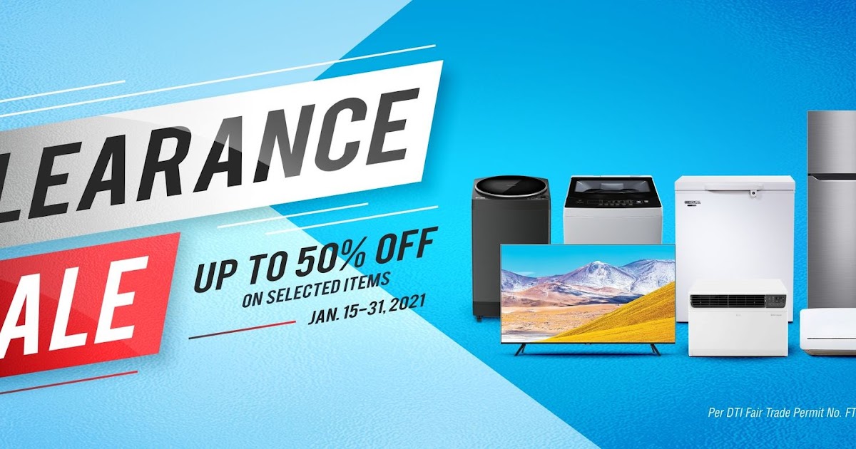 Manila Shopper Western Appliances Clearance SALE
