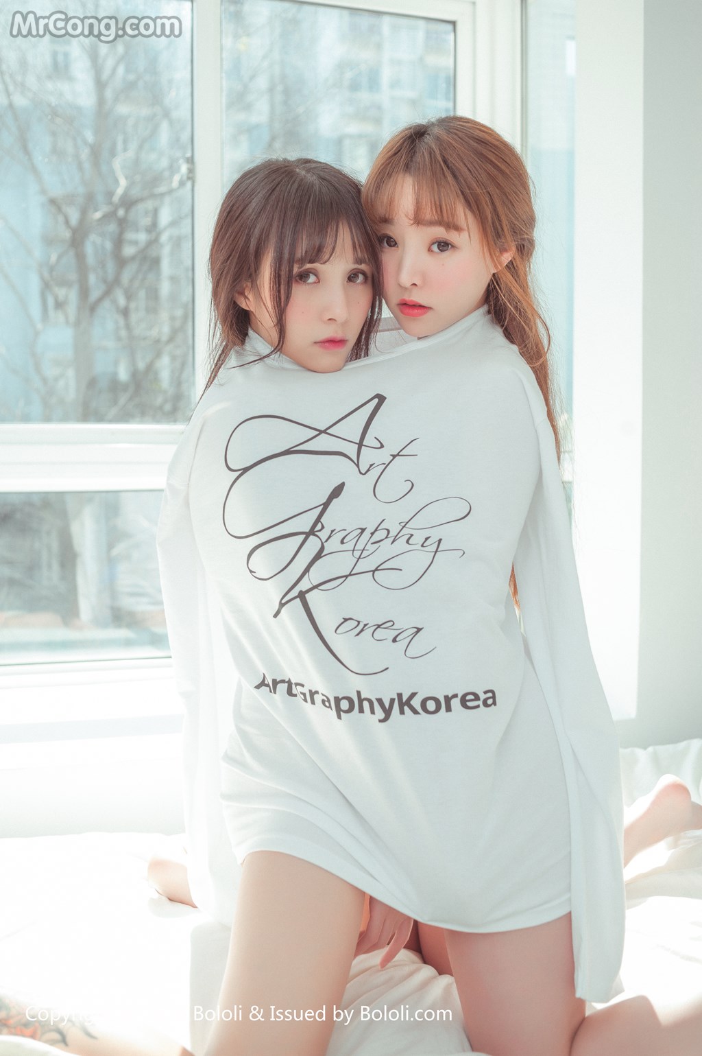 BoLoli 2017-04-07 Vol.042: Models Xia Mei Jiang (夏 美 酱) and Liu You Qi Sevenbaby (柳 侑 绮 Sevenbaby) (51 photos) photo 1-6