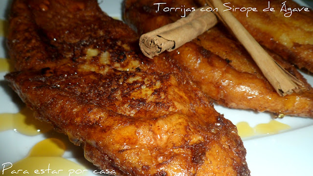  Torrijas con sirope de ágave 