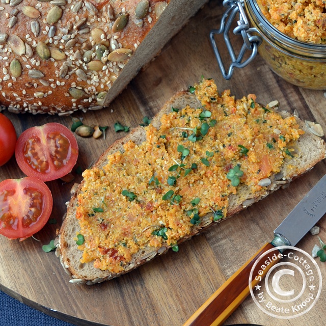 Seaside-Cottage: Lecker, gesund, vegan: Möhren-Tomaten-Aufstrich