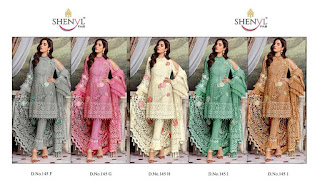 Shenyl Fab 145 Georgette Pakistani Suits wholesaler