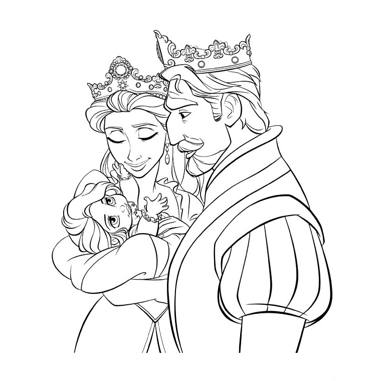 Princess Rapunzel Tangled Disney Coloring Pages Princess Rapunzel Tangled Disney Coloring Pages