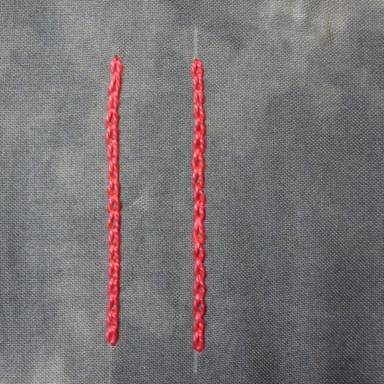 Queenie's Needlework Sunday Stitch School Lesson 100 Step Stitch