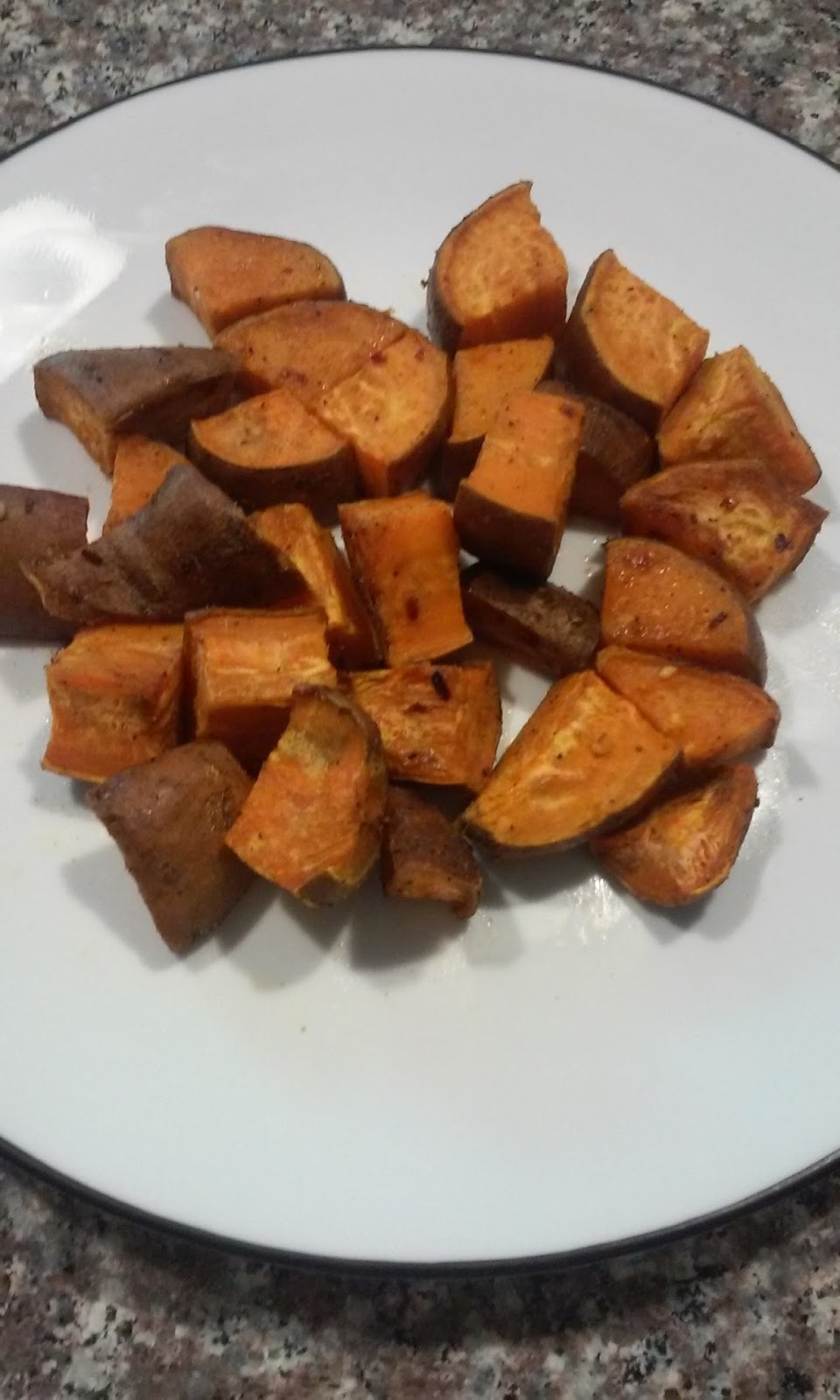 Honey and Cardamom Oven Baked Sweet Potatoes