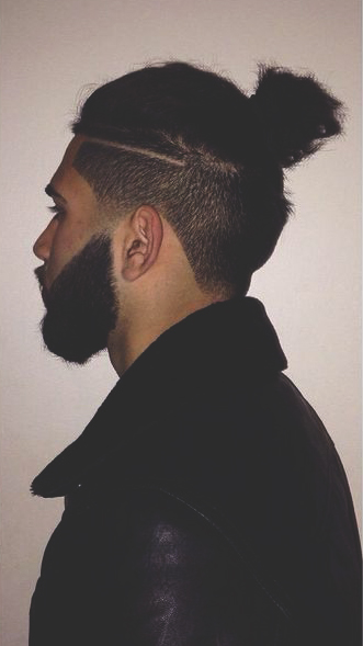 Undercut Corte De Cabelo Com Coque Masculino Hairstyle Cabelo