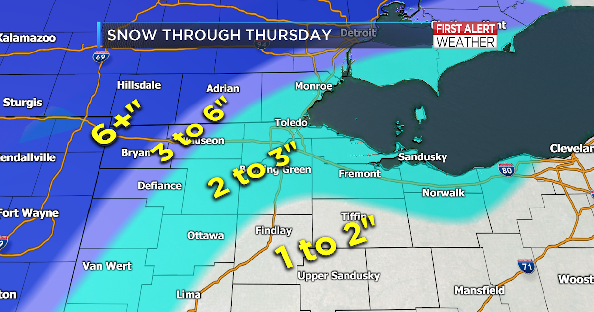 First Alert Weather UPDATE Snow Accumulation